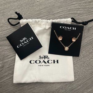 Coach Earring and Necklace Set